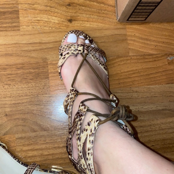 Aldo snakeskin sandals - Picture 2 of 4